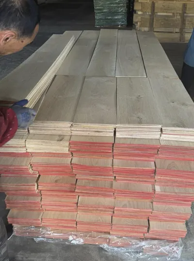Hardwood veneer inventory at GWS
